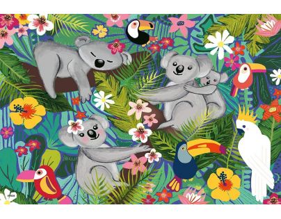 Ravensburger Puzzle Koaly a lenochodi 2 x 24 dílků