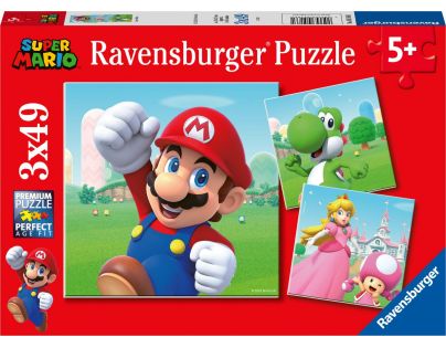 Ravensburger Puzzle Super Mario 3 x 49 dílků
