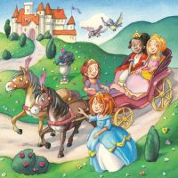 Ravensburger Puzzle Hrající si princenzny 3 x 49 dílků 4