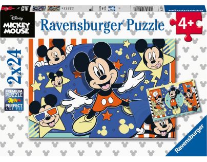 Ravensburger Puzzle Disney Mickey Mouse 2 x 24 dílků