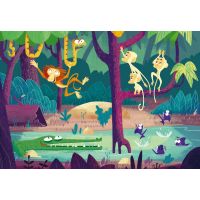 Ravensburger Puzzle & Play Výprava do džungle 2 x 24 dílků 2