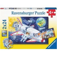 Ravensburger Puzzle Cesta vesmírem 2 x 24 dílků