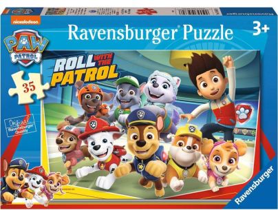 Ravensburger Puzzle Tlapková patrola Silná jednotka 35 dílků