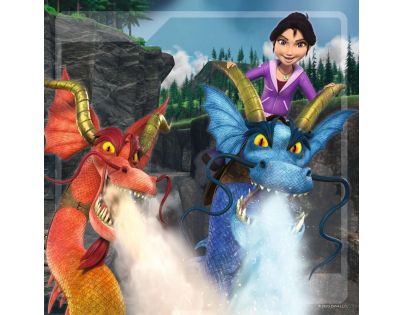 Ravensburger Puzzle Jak vycvičit draka Devět království 3 x 49 dílků
