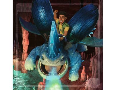 Ravensburger Puzzle Jak vycvičit draka Devět království 3 x 49 dílků