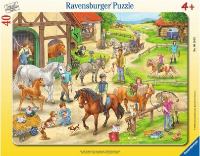 Ravensburger Puzzle Na koňské farmě 40 dílků