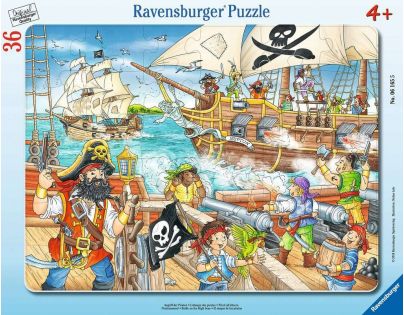 Ravensburger puzzle Útok pirátů 36 dílků