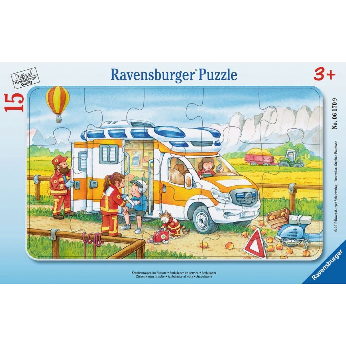 Ravensburger puzzle 061709 Sanitka 15 dílků