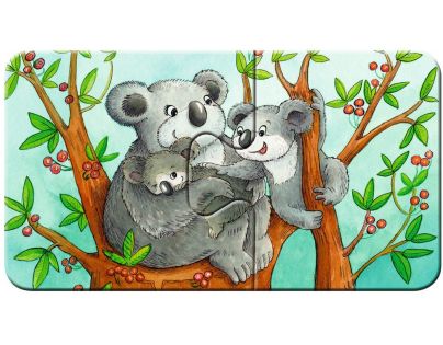 Ravensburger Puzzle Zvířecí rodinky 9x2 dílků