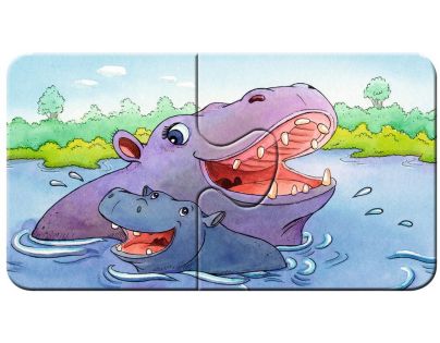 Ravensburger Puzzle Zvířecí rodinky 9x2 dílků