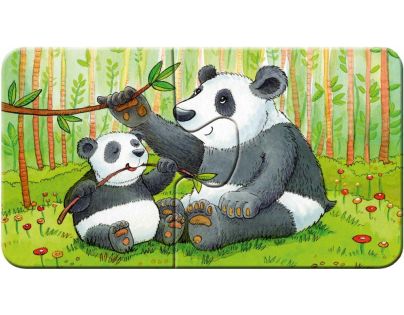Ravensburger Puzzle Zvířecí rodinky 9x2 dílků