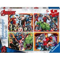 Ravensburger puzzle Marvel Avengers set 4 x 100 dílků