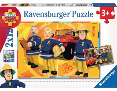 Ravensburger Puzzle Požárník Sam 2 x 12 dílků
