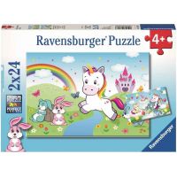 Ravensburger Puzzle Pohádkový jednorožec 2 x 24 dílků