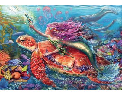 Ravensburger puzzle Příběhy mořské víly 2 x 24 dílků