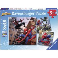 Ravensburger Puzzle Spiderman v akci 3 x 49 dílků