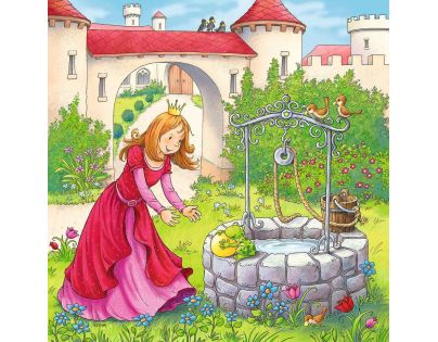 Ravensburger Puzzle Červená Karkulka a princezny 3 x 49 dílků
