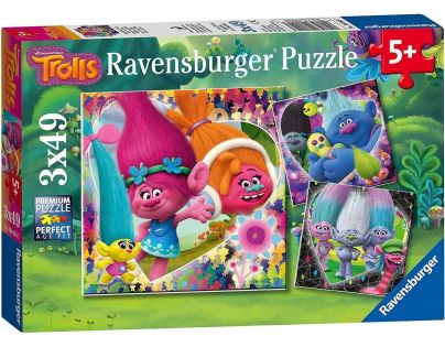Ravensburger puzzle Trolové 3 x 49 dílků
