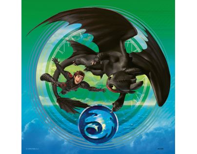 Ravensburger puzzle Jak vycvičit draka III. 3 x 49 dílků