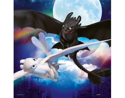 Ravensburger puzzle Jak vycvičit draka III. 3 x 49 dílků