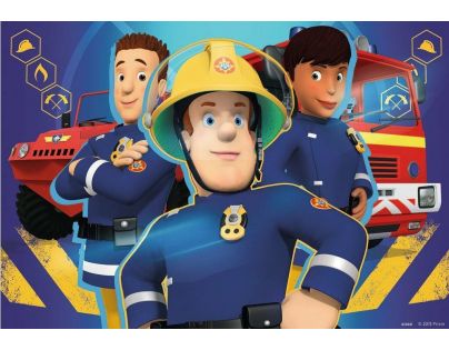 Ravensburger puzzle Požárník Sam 2 x 24 dílků