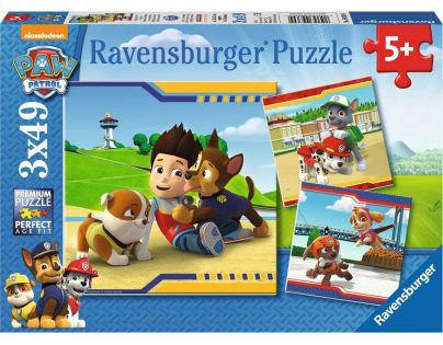 Ravensburger Puzzle Tlapková patrola Chlupatí hrdinové 3 x 49 dílků
