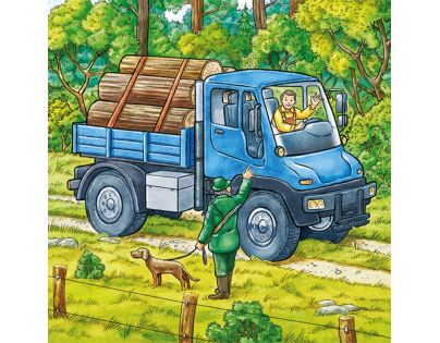 Ravensburger Puzzle Stroje v zemědělství 3 x 49 dílků