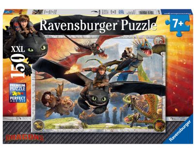 Ravensburger Puzzle Jak vycvičit draka Vycvičení draci 150 dílků