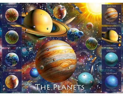 Ravensburger Puzzle Planety 100 XXL dílků