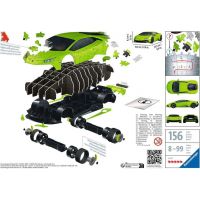 Ravensburger Puzzle Lamborghini Huracán Evo zelené 108 dílků 2