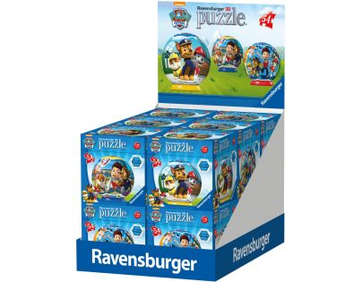 Ravensburger PuzzleBall Tlapková Patrola žlutý podstavec 54 dílků