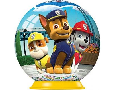 Ravensburger PuzzleBall Tlapková Patrola žlutý podstavec 54 dílků
