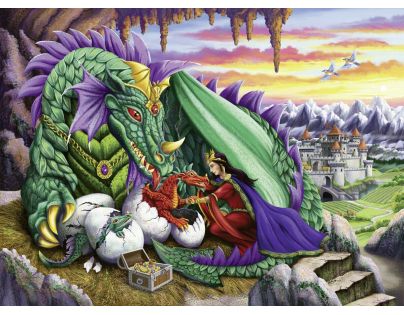 Ravensburger puzzle Královna draků 200 XXL dílků