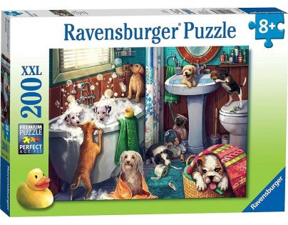 Ravensburger puzzle Psí koupel 200 XXL dílků