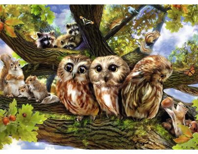 Ravensburger Puzzle Lesní sousedé 200 XXL dílků