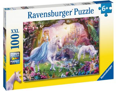Ravensburger puzzle Magický jednorožec 100 dílků