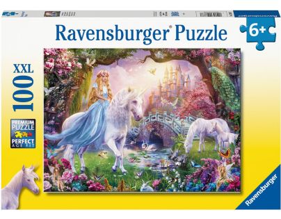 Ravensburger puzzle Magický jednorožec 100 dílků