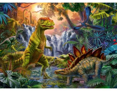 Ravensburger Puzzle V říši dinosaurů 100 XXL dílků