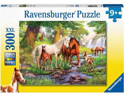 Ravensburger Puzzle Koně u řeky 300 XXL dílků