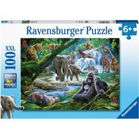 Ravensburger Puzzle Rodina z džungle 100 dílků 3