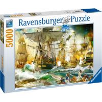 Ravensburger puzzle Velká lodní bitva 5000 dílků 3