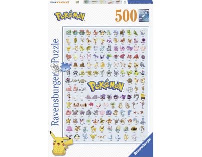 Ravensburger Puzzle Prvních 151 Pokémonů 500 dílků