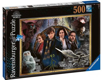 Ravensburger puzzle Fantastická zvířata 500 dílků