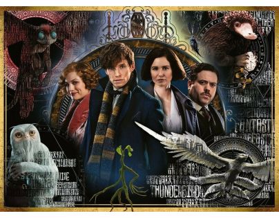 Ravensburger puzzle Fantastická zvířata 500 dílků