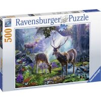 Ravensburger puzzle Jeleni v lese 500 dílků 3