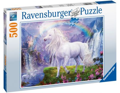 Ravensburger puzzle Kůň a duha 500 dílků