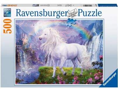 Ravensburger puzzle Kůň a duha 500 dílků