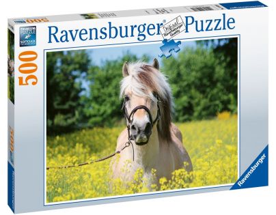Ravensburger Puzzle Bílý kůň 500 dílků
