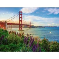 Ravensburger puzzle Západ slunce u Golden Gate 1000 dílků 2