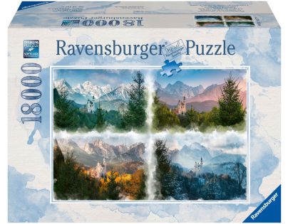 Ravensburger puzzle 161379 Neuschwanstein 18000 dílků
